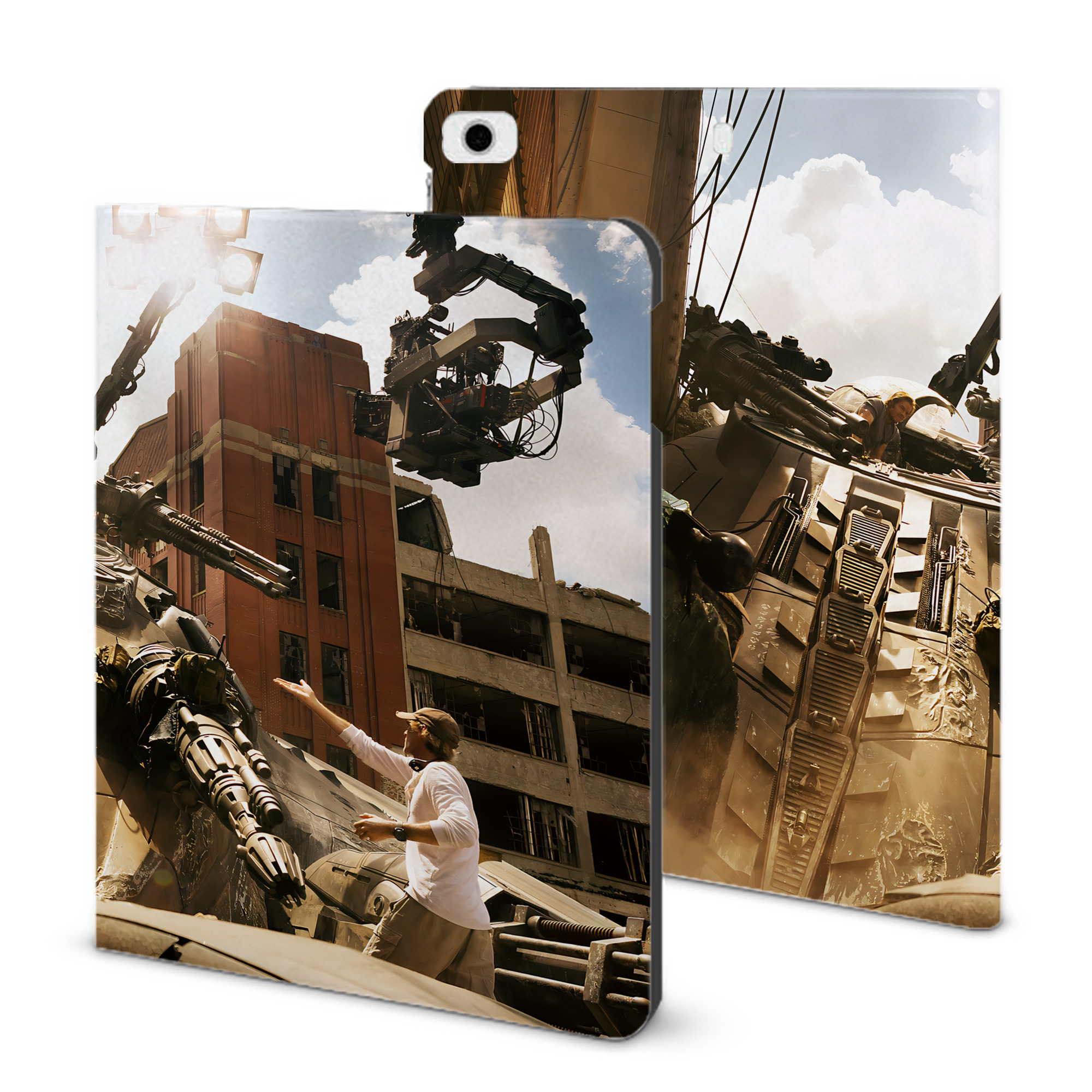 （画像用） Transformers トランスフォーマー IPad ケース ブック型 PUレザー TPU 耐衝撃 軽量 薄型 ペン収納なし 全面保護 IPad 各モデル対応